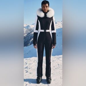 Fashion Nova Black and White Jacket